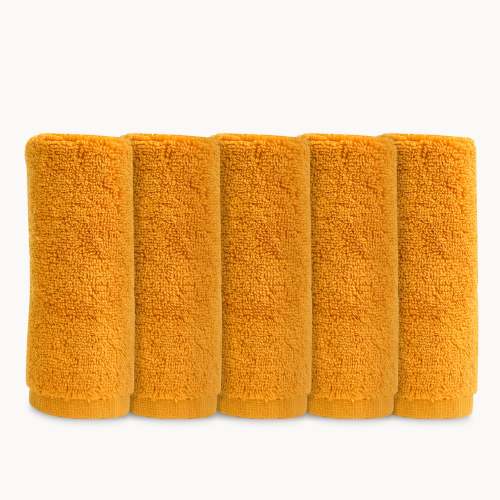 Organic Baby Washcloths - Ochre