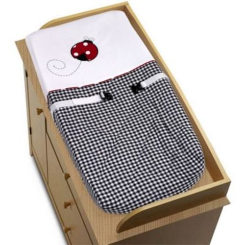 Sweet Jojo Designs Ladybug Changing Pad Cover