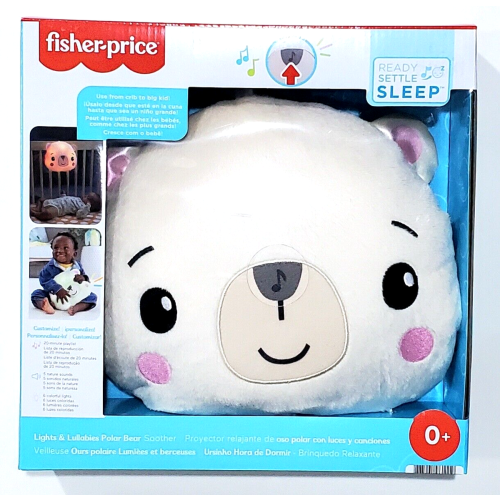 Fisher Price Ready Settle Sleep Lights & Lullabies Polar Bear 0+ Crib to Toddler