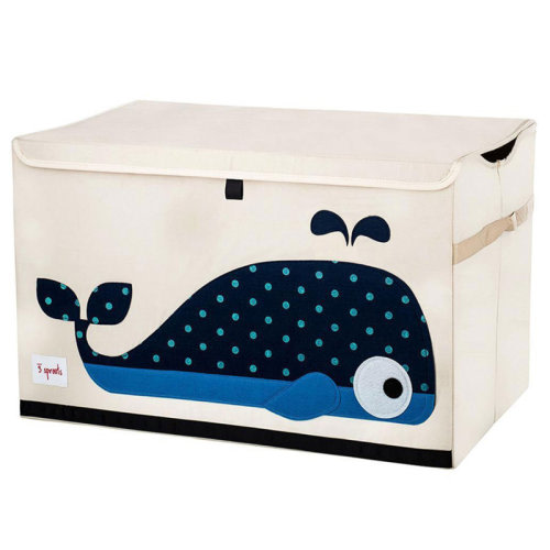3 Sprouts - Toy Chest Storage Box for Kids Playroom, Whale & Reviews | Wayfair