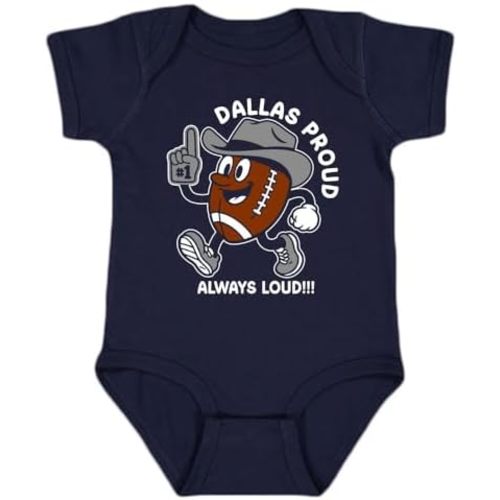 Hometown Proud, Always Loud Kid's Bodysuit for Football Fans