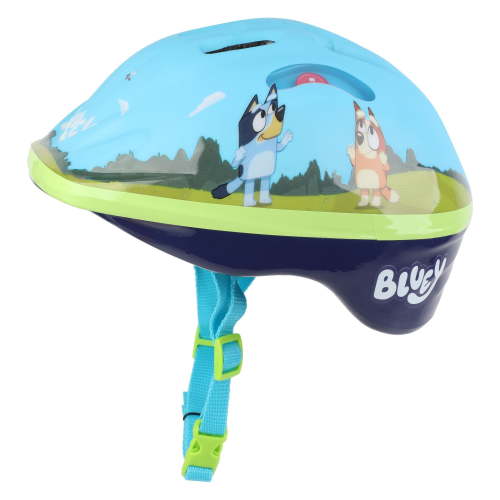 Bluey 2D Kids Skateboarding, Scooter and Bike Helmet with Impact Resistance, Kids Ages 3+, Blue