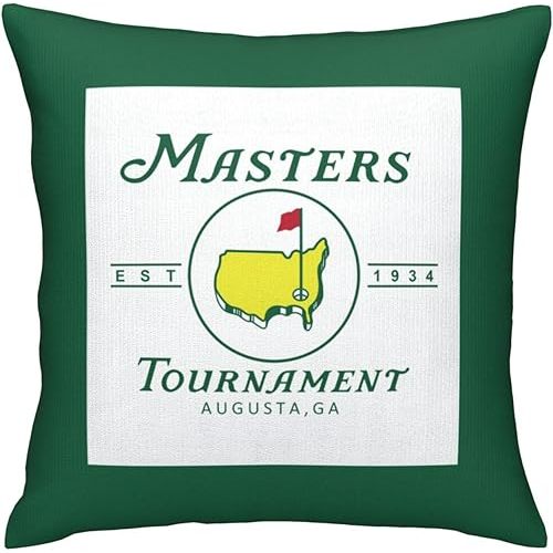 Golf Tournament Pillow Cases Square Decor Car Bed Bedroom Sofa Soft 18"X 18"Inch Polyester Throw Pillow Covers Home Decor Decorations for