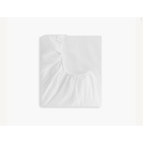 Solid Crib Sheet - White | Gooselings