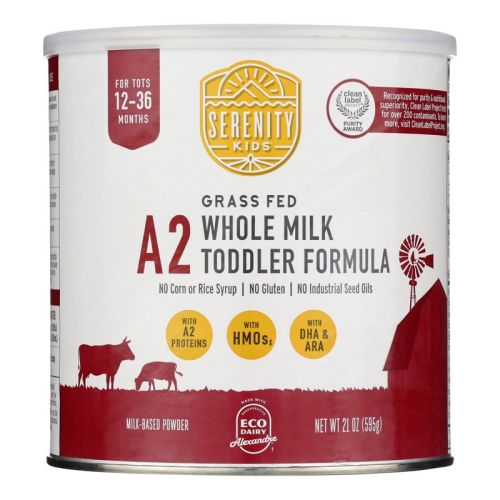 Serenity Kids Grass Fed A2 Whole Milk Toddler Formula - 21 oz