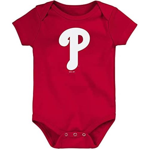 MLB Newborn & Infants 0-24 Months Primary Logo Onesie Bodysuit Romper
