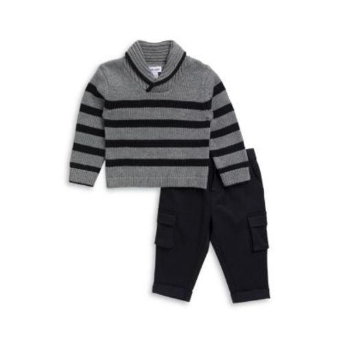 Boys' Roll Neck Striped Sweater & Pants Set - Baby