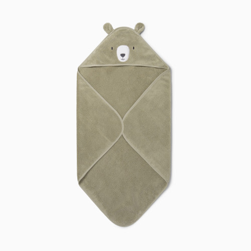 MORI Hooded Animal Baby Bath Towel - Bear, One Size