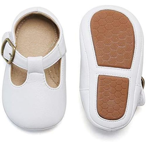 Felix & Flora Soft Sole Baby Shoes - Infant Baby Walking Shoes Moccasinss Rubber Sole Crib Shoes