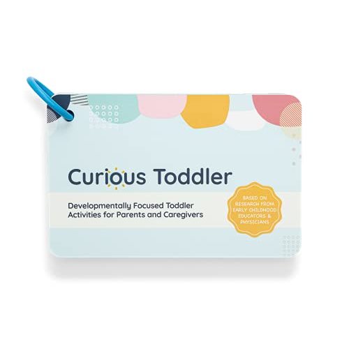Curious Toddler™ Activity Cards | 40+ Activities for Toddler & Me (12-24 Months) | Developmentally-Focused and Stimulating Creative Playtime Ideas | Toddler Restaurant activities, screen free for kids
