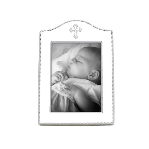 Reed & Barton Abbey Cross Silverplate 4x6 Frame | Berings