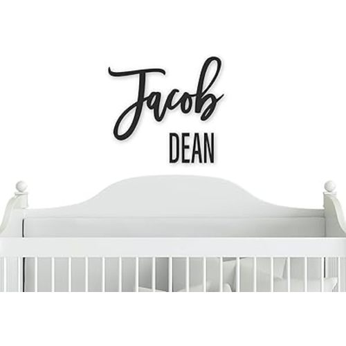 Custom Wooden Name Sign Cutout, Baby Nursery Signs - Personalized Name Decor, Wood or word Cut out, Letters for wall decor