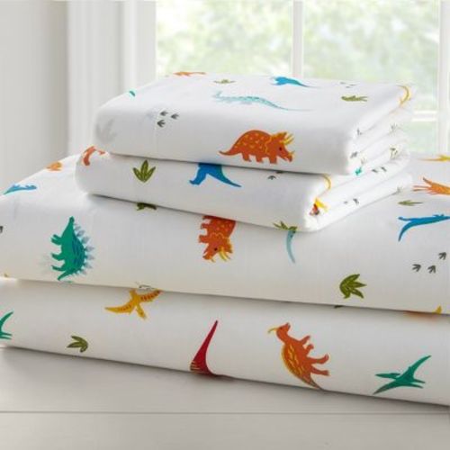 Wildkin Kids Jurassic Dinosaurs 100% Cotton Sheet Set - Toddler