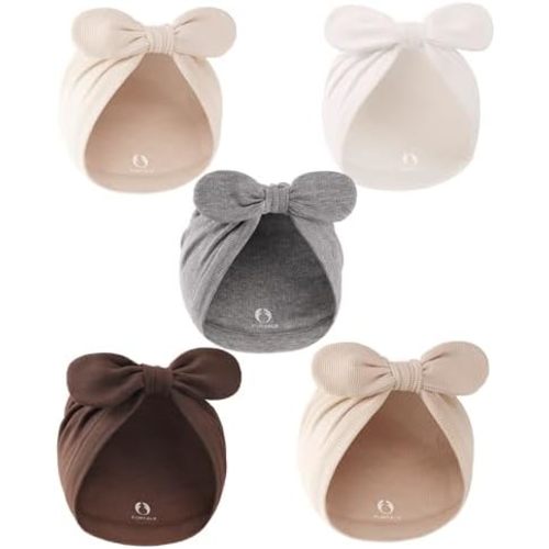 FURTALK Baby Hats Newborn Turban Soft Infant Beanie Girls Caps