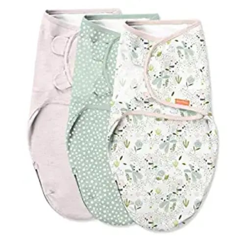 SwaddleMe Easy Change Swaddle(Peekaboo Panda) - Size Small/Medium, 0-3 Months, 3 Count (Pack of 1)