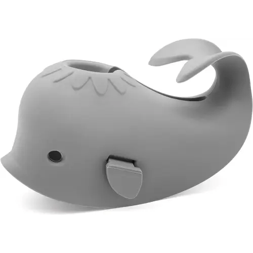 Baby Bathtub Faucet Cover, Bath Faucet Cover for Kids, Baby Bath Spout Cover, Soft Silicone Bathtub Faucet Safety Toys, Cute Whale, Universal Fit, Make Your Baby's Bath Time Fun and Love It
