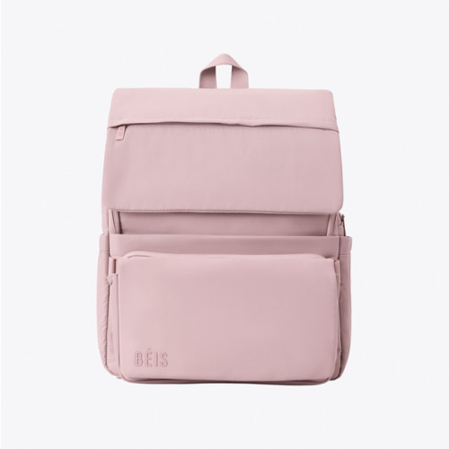 BÉIS 'The Ultimate Diaper Backpack' in Atlas Pink - Best Pink Backpack Diaper Bag