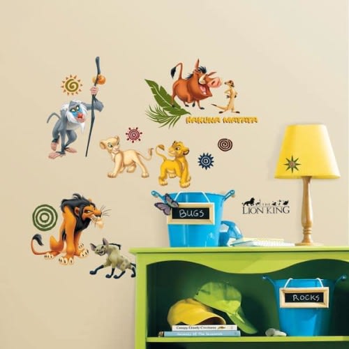 The Lion King Peel and Stick Wall Decal