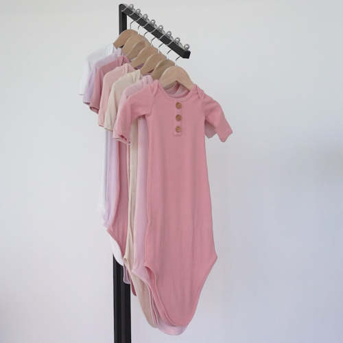 Wren's Wildflower Newborn Baby Knot Gown & Hat