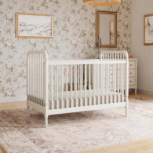 Namesake Liberty 3-in-1 Convertible Spindle Crib with Toddler Bed Conversion Kit