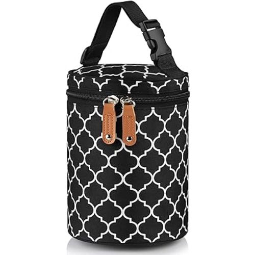 Accmor Breastmilk Cooler Bag, Insulated Baby Bottle Cooler Tote Bags, Baby Bottle Warmer Cooler Bag, Baby Bottle Bag Great for Nursing Mom Daycare