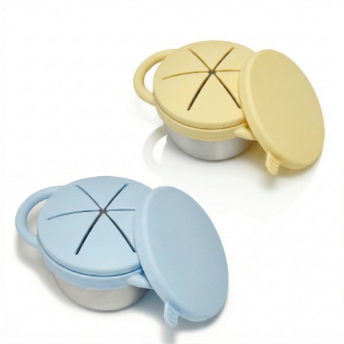 Stainless Steel Snack Cup Set for Baby & Toddler | Tots Ground