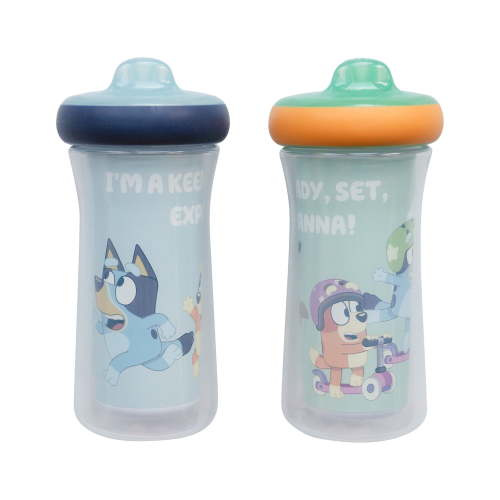 The First Years Bluey Insulated Sippy Cup, 9 Oz  2 Pack