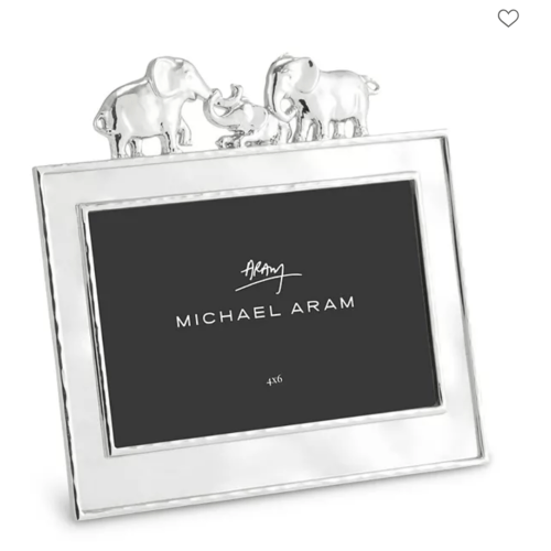 Elephant Enamel Frame, 4" x 6"