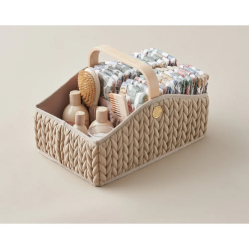 Diaper Caddy Beige