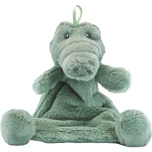 Baby Paper Crinkle Cuddlers Sensory Plush Lovie for Infants, Babies & Toddlers-Stuffed Animal (Gator Crinkle Cuddler)