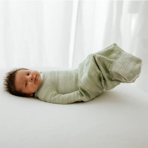 Bamboo Blend Mint Swaddle Sleep Sack – Swaddelini