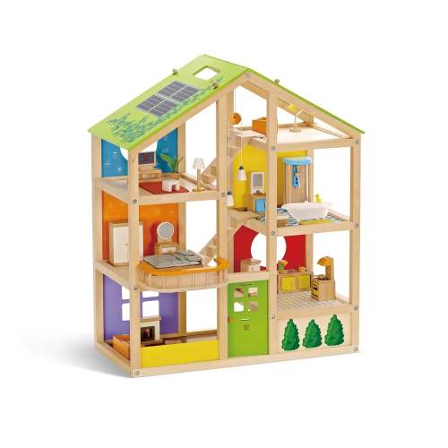 Hape All Seasons Kids Wooden Dollhouse - Hape Toys (Hape International – HapeToys