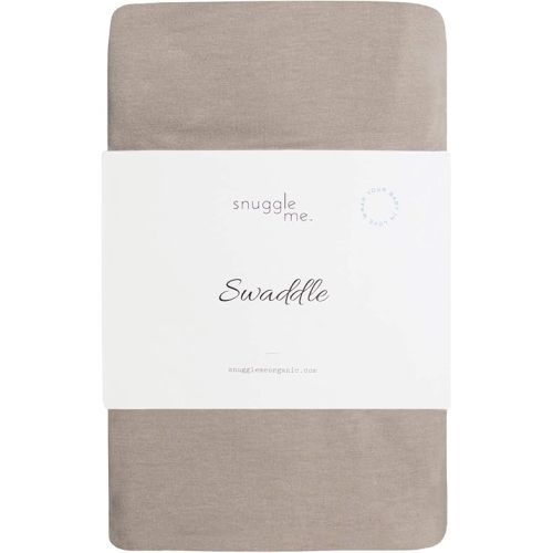 snuggle me Swaddle | Organic Cotton Swaddle Blanket, Soft Stretch, 47 x 47 inches (Birch)