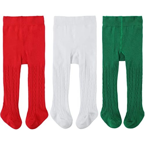 American Trends Baby Leggings Stocking Toddler Girl Socks Tights for Baby Girls Kids Winter Knitted Leggings