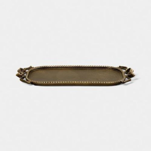 Antique Brass Bow Vanity Tray - Threshold™