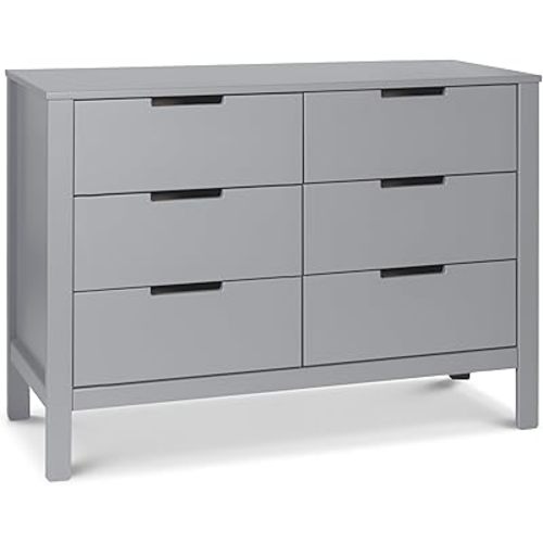 Carter's by DaVinci Colby 6-Drawer Dresser in Washed Natural, Grey, (F11926G)