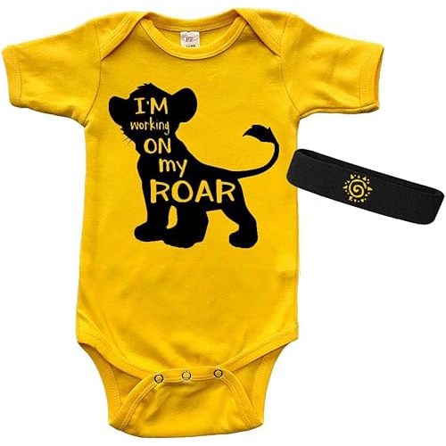 Short Sleeve Bodysuit Set - Working on My Roar