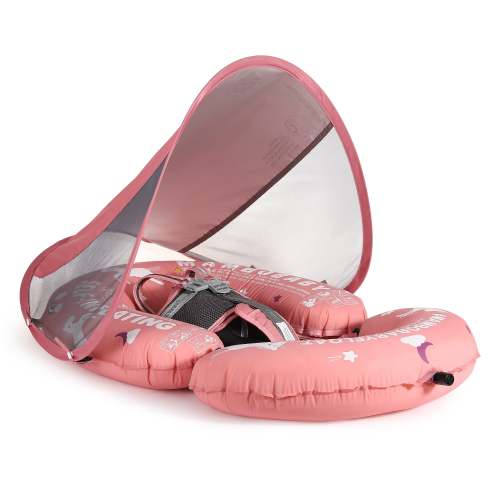 Mambobaby Self-Inflating Floating Bed with Canopy