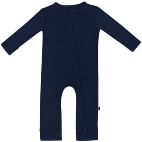 KYTE BABY Unisex Rayon Made From Bamboo Zippered Rompers 0-24 Months