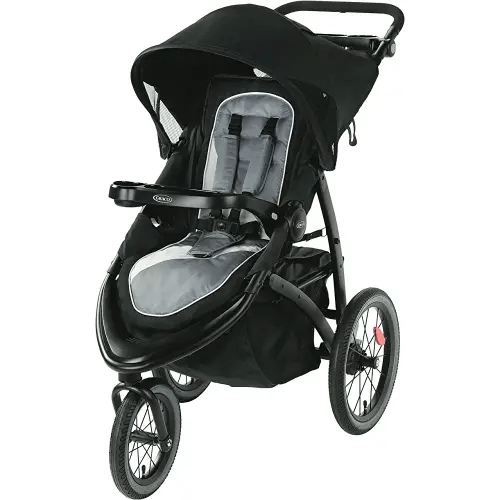 Graco FastAction Jogger LX Stroller - Drive, Convenient One-Hand Fold, Infant Car Seat Compatible, Ideal for Parents on The Go