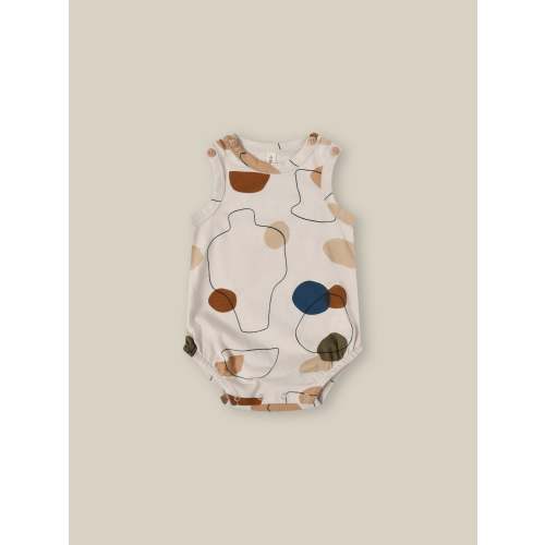 Ceramics Sleeveless Bodysuit 6-12M