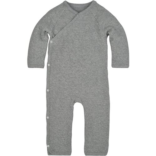Burt's Bee Baby Infant Boys' 100% Organic Cotton Long Sleeve Wrap-Front Jumpsuit
