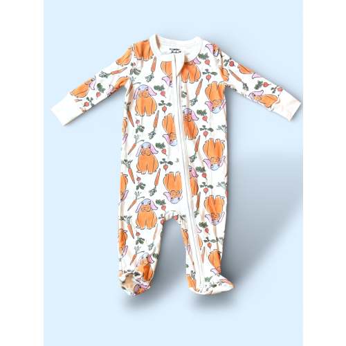 Bunnies Zippered Onesie – Sweet Beast Kids