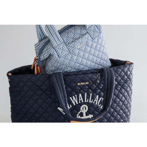 Seersucker Large Empire Tote