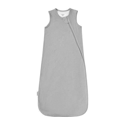 Supersoft Rayon Made from Bamboo Sleep Sack 3-6 Months Newborn Sleep Sack 0-3 Months 0.5 Tog Lightweight Baby Wearable Blanket with 2-Way Zipper Summer Unisex Sleeping Bag for Babies - Gray