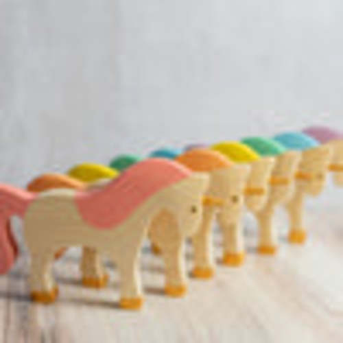 Wooden Unicorn Toy