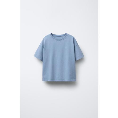 WASHED EFFECT T-SHIRT - Blue | ZARA United States