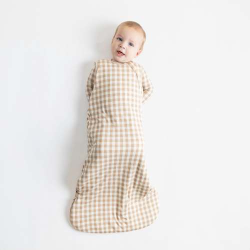 Sleep Bag in Gingham Bisque 2.5