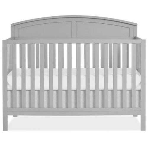 Dream On Me Storybrooke 5-in-1 Convertible Crib In Pebble Grey, Jpma & Greenguard Gold Certified