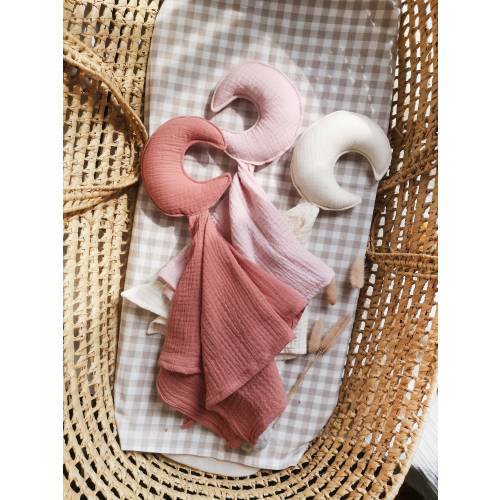 Moon Lovey Blanket | Light Pink